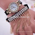 Tassels diamomd jewelry quartz watch